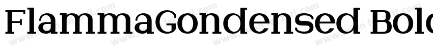 FlammaGondensed Bold字体转换